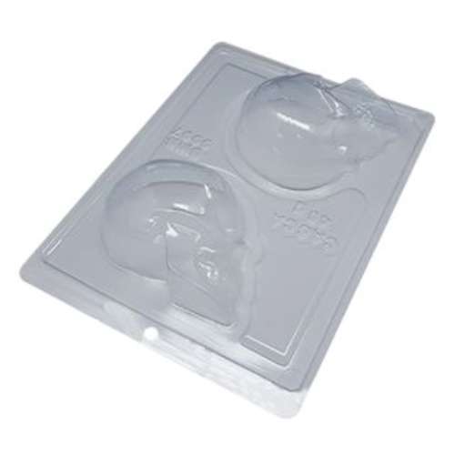 Large 3d Skull Chocolate Mould - 3 piece - Click Image to Close